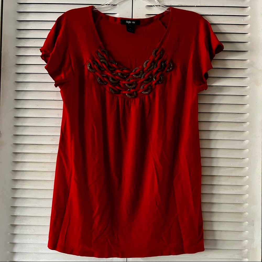 Style&Co. butterfly sleeve top